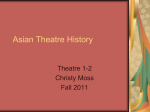 Asian Theatre History