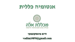 מהי אנטומיה – קצת היסטוריה