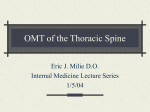 OMT of the Thoracic Spine