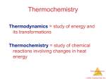 Chapter 5 Thermochemistry