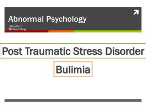 Abnormal Psychology Presentation