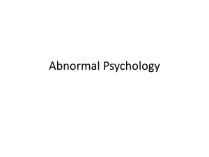 Abnormal Psych