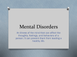 Mental Disorders