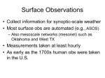 METR 2603: Severe and Unusual Weather