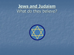 Jews and Judaism