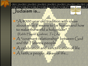 What is Judaism?