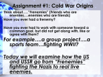 The Cold War