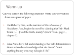 Rhetoric and Argument Intro