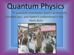 Quantum Mechanics