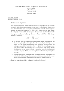 PHY4605–Introduction to Quantum Mechanics II Spring 1997 Problem Set 4 Jan. 31, 2005