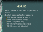 HEARING