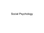 Social Psychology