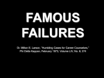 Famous Failures