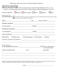 GRACE MOORE APPLICATION FORM