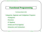 CategoriesAndAlgebras