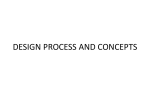 DESIGN PROCESS AND CONCEPTS