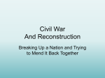 Civil War And Reconstruction