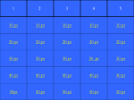 Causes of the Civil war Jeopardy