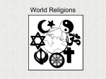 Major World Religions