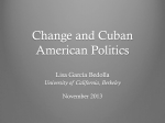 Change and Cuban-American Politics