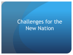 Chapter 6 Challenges for the New Nation