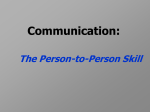 Communication: