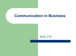 Communication in Business