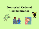 NonVerbal Codes of Communication