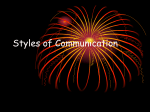 Styles of Communication