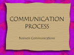 communication process