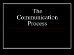 The Communication Process