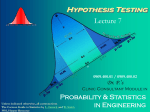 Hypothesis Testing