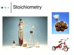 Stoichiometry