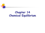 Chemical Equilibrium