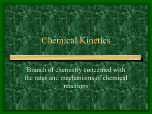 Chapter 19 Reaction Rates And Equilibrium