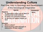 Part 1 - Intro to Soc & Soc Imagination - Lesson 3