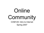 Online Community