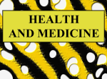 HEALTH AND MEDICINE