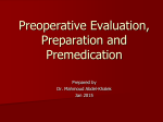 Preoperative Evaluation