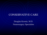 CONSERVATIVE CARE