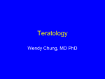 Teratology