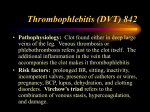 Thrombophlebitis (DVT) 842