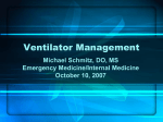 Ventilator Management