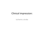 Ischemic stroke