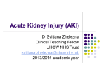 AKI - UHCW Medical Education