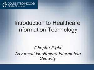 Introduction to Healthcare Information Technology