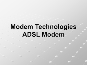 Modem Technologies ADSL Modem