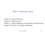 Chapter 19. Host-to-Host Delivery: Internetworking