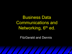 Business Data Communications and Networking