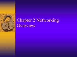 Chapter 2 Networking Overview